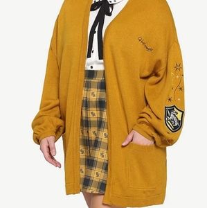 Hufflepuff Oversized Open Cardigan